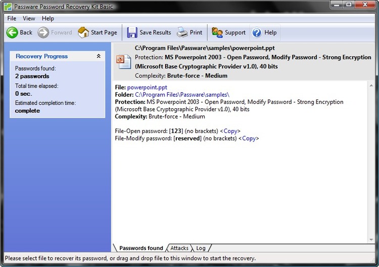 powerpoint password recovery